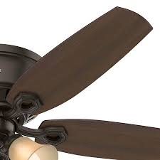 Hunter 53237 transitional 52``ceiling fan from builder plus collection in pwt, nckl, b/s, slvr. Ceiling Fans And Parts Stine Home Yard The Family You Can Build Around