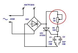 как сделать светодиодную лампу на 220 вольт своими руками Regulyator Napryazheniya Na Tiristore Ku202n Led Dimmer Electronics Energy