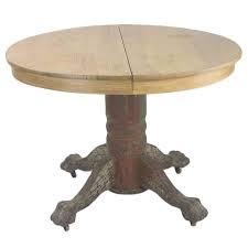 American Classic Oak Round Ball And Claw Dining Extension Table Circa 1890 1 Victorian Dining Room Table Wood Dining Room Table Dining Table Marble
