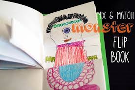 Mix And Match Monster Flip Book Make And Takes Flip Books Diy Flip Book Diy Book