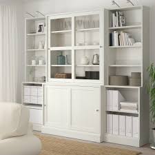 Havsta Storage With Sliding Glass Doors White 95 5 8x18 1 2x83 1 2 Ikea Sliding Glass Door Glass Door Ikea