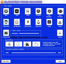 Clownfish Voice Changer In 2020 Robot Voice Clown Fish Voice Effects