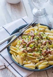 Pates Au Poireau Creme Et Lardons Recette Pates Poireaux Recettes De Cuisine Recette De Pates Facile