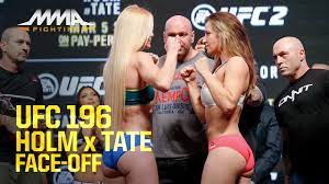 Latest on holly holm including news, stats, videos, highlights and more on espn Ufc 196 Weigh Ins Holly Holm Vs Miesha Tate Youtube
