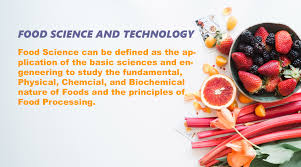 Image result for Science Technology Food Science