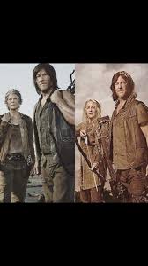 Carol And Daryl Then Vs Now Amc Walking Dead Walking Dead Daryl Daryl And Carol