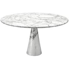 Angelo Mangiarotti Round Marble Table In 2020 Round Marble Table Marble Table Dining Table Marble