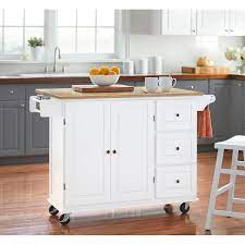 Get 5% in rewards with club o! 3 Drawer Drop Leaf Kitchen Cart