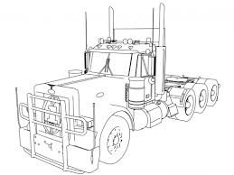 Cool semi truck coloring pages. Christmas Truck Coloring Page Novocom Top