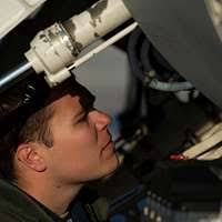 Spc. Adam Garner, a preventive medicine specialist