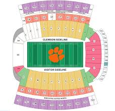 clemson university stadium seating chart