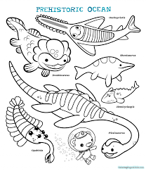 It always shows the activity of some character that explores something underwater. Octonauts Gup X Coloring Pages Novocom Top