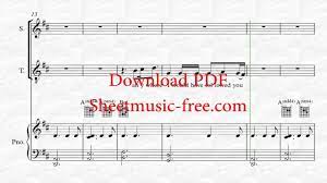To read the pdf or midi format your computer must have a pdf reader software. Say Something Piano Sheet Music Pdf Free Download Youtube