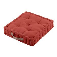 Découvrez nos coussins de sol en promotion avec des nouveautés toute l'année et dans tous les magasins but. Coussin De Sol Epais En Coton Terracotta 45x45 Uni Maisons Du Monde