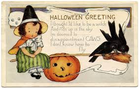 Is anyone working on halloween projects yet? Invite Halloween Greetings Vintage Halloween Cards Vintage Halloween Images
