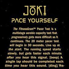 The running speed starts slowly, but gets faster each minute after you hear this signal. Pace Yourself By Joki è'¸æ°—