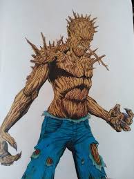 How to draw groot teenager the guardians of the galaxy. Coloring Page I Did For My Father Album On Imgur