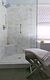 Browse a wide selection of shower chairs and seats, including teak shower bench and shower stool designs in a variety of sizes, finishes and materials. Corner Shower Bench Transitional Bathroom The Ace Of Space