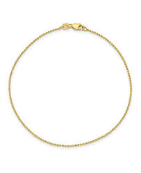 Check spelling or type a new query. Macy S Baby Ball Chain Anklet In 14k Yellow Gold Reviews Bracelets Jewelry Watches Macy S