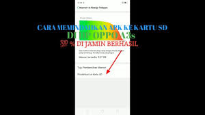 Cara memindahkan aplikasi ke kartu sd hp vivo y91. Cara Memindahkan Penyimpanan Internal Ke Kartu Sd Hp Oppo A3s By Ba Gaming