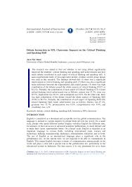 Invention) adalah suatu bentuk, komposisi materi, peranti, atau proses yang baru. Pdf Debate Instruction In Efl Classroom Impacts On The Critical Thinking And Speaking Skill