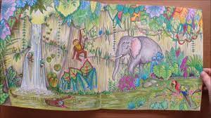 Jungle animals safari coloring pages, jungle animals safari party favors, jungle animals safari birthday, coloring book, activities. Magical Jungle By Johanna Basford Colouring Book Flipthrough Youtube
