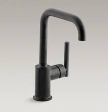 We may earn a commission through products purchased using links on this page. Kohler K 7509 Bl Purist Single Hole Kitchen Sink Faucet With 6 Spout Matte Black Kitchen Sink Faucets Bathroom Sink Faucets Tub And Shower Faucets
