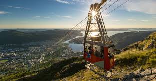 Cable car — cablecar mit der bucht von san francisco und alcatraz im hintergrund das cable car (engl. Ulriken643 Ulriken Cable Car Closed For Rebuilding Family Activities Bergen Norway