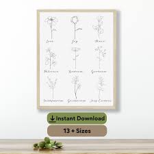 Bible Verse Home Decor Fruit of the Spirit Black and White Print Christian  Minimalist Line Art Floral Sign Church Decor Galatians 5:22-23