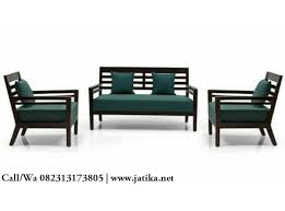 Menjual berbagai macam perabot rumah mebel jepara dari kayu jati. Set Kursi Tamu Kayu Jati Minimalis Murah Jatika Furniture Sarjana Mebel Jatika Furniture