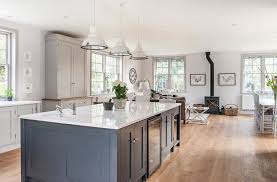 Pavilion grey no 242 this colour is a cool mid grey. Timeless Greys Rencraft Kitchen Design Open Plan Kitchen Living Room Kitchen Niche