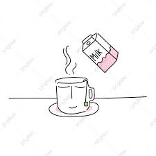 صورة القهوة مع ناقلات الحليب أو التوضيح اللون قهوة حليب أبيض png والمتجهات للتحميل مجانا coffee images milk illustration