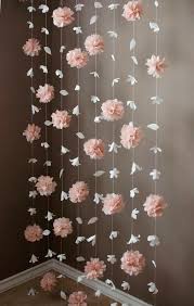 There are great instructions for folding and cutting the tissue paper to make these quick and easy flowers that are perfect for the beginner. Pin By Sarah Solver On Party Diy Paper Flower Garlands Paper Flowers Diy Wedding