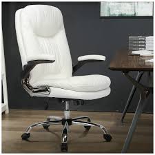 It has an amazing, comfortable, and breathable soft seat. B2c2b Ergonomic Office Chair High Back Desk Chair With Flip Up Arms And Comfy Thick Cushion Leather Computer Chair White Big And Tall 300lb Weight Capacity Buy Online In Aruba At Aruba Desertcart Com Productid