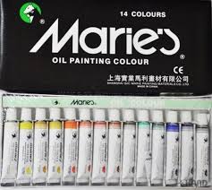 Maries Oil Colour Paints 18 Ct Buy Online In Uae Home