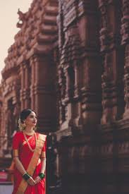 Photo Of A South Indian Bride In A Red Saree Poses For Her Bridal Portrait See more ideas about best poses for pictures, poses, good poses. red saree poses for her bridal portrait