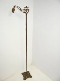 Maybe you would like to learn more about one of these? Antique Metal Cast Wrought Iron Large Standing Floor Lamp Base Stand Arm Parts Wrought Iron Floor Lamps Floor Lamp Base Iron Floor Lamp