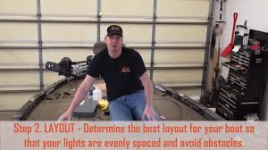 Blue Water Led Deck Lighting Installation Video Youtube