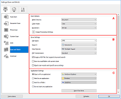 Canon Inkjet Manuals Tr4500 Series Settings Scan And Stitch Dialog Box