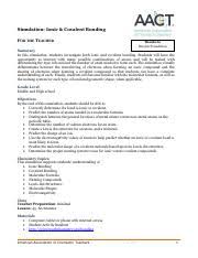 Give your young mathematicians practice with number bonds and number sentences in this visually interesting worksheet that has students composing and decomposing numbers. Simulation Ioniccovalentbonding Name Simulation Ionic And Covalent Bonding Background In This Investigation You Will Bond Select Atoms Based Upon The Course Hero