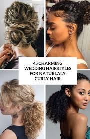 The razored cut will ensure that the ends of hair are properly trimmed to the length you desire. 45 Charming Bride S Wedding Hairstyles For Naturally Curly In 2021 Curly Hair Styles Naturally Curly Hair Styles Curly Wedding Hair