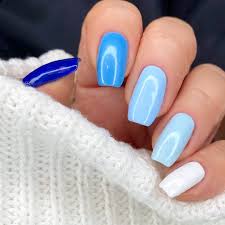 Pink acrylic small square nails ❤ liked on polyvore featuring beauty products, nail care and nail treatments. 901 Likes 4 Comments Ella Mila Ellamila On Instagram Do You Want To Build A All Sha Blue Acrylic Nails Acrylic Nails Pastel Blue And White Nails