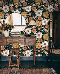 Floral Boho Peel and Stick Wallpaper