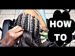 Braided lines hairstyles in kenya. 194 Stitch Braids 4 Beginners Youtube