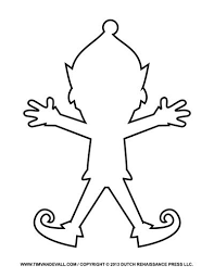 Elf Template Printable Elf Template This May Be Useful If You Re Creating An Elf Felt Christmas Ornaments Felt Christmas Christmas Coloring Pages