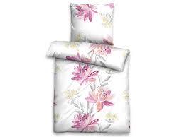 Biberna Satin Bettwasche Floral 135x200 Cm Mit Reissverschluss Aus Baumwolle Lidl De
