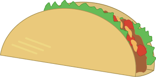 Simple Taco Openclipart Easy Taco Tacos Hard Shell Tacos