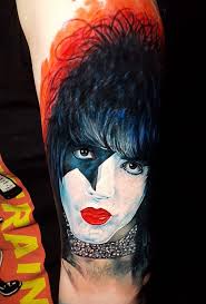 All images and logos are crafted with great workmanship. Long Time Browser First Time Poster Newest Tatt Of Kiss Paul Stanley By Marek Hali Rock N Roll Glasgow Uk Tattoos