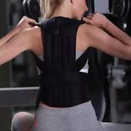 Faja corrector de postura para hombros y espalda, soporte ajustable de neopreno para columna vertebral, Corset ortopédico de escoliosis. • Ideal para usarla en actividades diarias, laborales y Gym ...