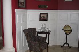 Installed in a dining room, wainscoting prevents chairs from marring or denting walls. 60 Tall Double Panel Wainscoting Pictures Dining Room Bedroom Diy Wainscoting Wainscoting Styles Dining Room Wainscoting
